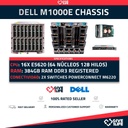 DELL M1000e Blade + 16 x M610 384GB RAM 64CO/128TH + 2X M6220