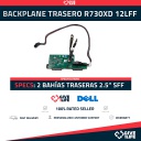 Dell 0NHDXG Backplane Trasero 2SFF 2 Bahías de 2.5" para R730XD 12LFF