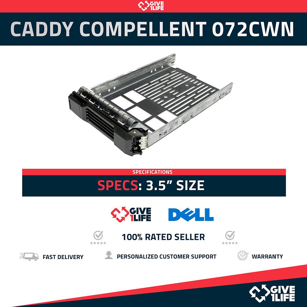 Compellent Caddy 3.5" P/N: 072CWN Compatible con Dell Compellent Storage Arrays