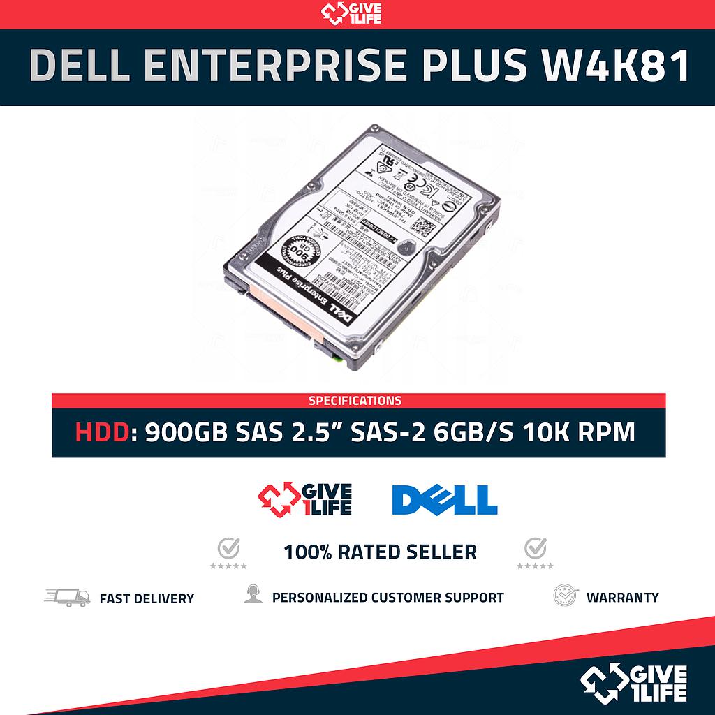 DELL ENTERPRISE PLUS W4K81 HDD 2.5" 900GB SAS-2 6GB/s 10K RPM