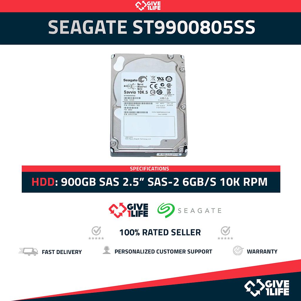 SEAGATE ST9900805SS HDD 2.5" 900GB SAS-2 6GB/s 10K RPM