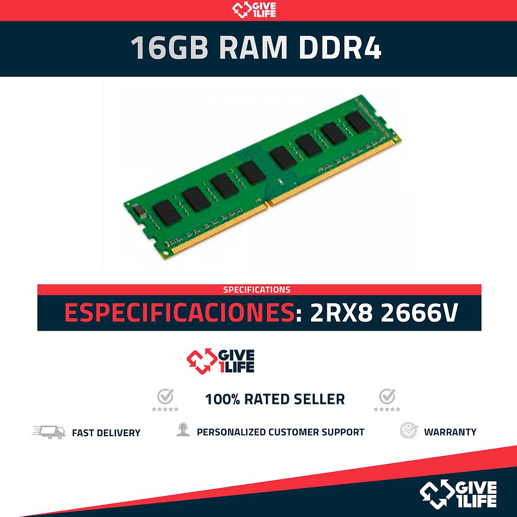 16GB 2Rx8 PC4-2666V DDR4 RAM REGISTRADA – ESPECIAL SERVIDOR