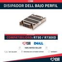 Disipador / Heatsink bajo Perfil para DELL PowerEdge R730/ R730XD PN:08K3F3