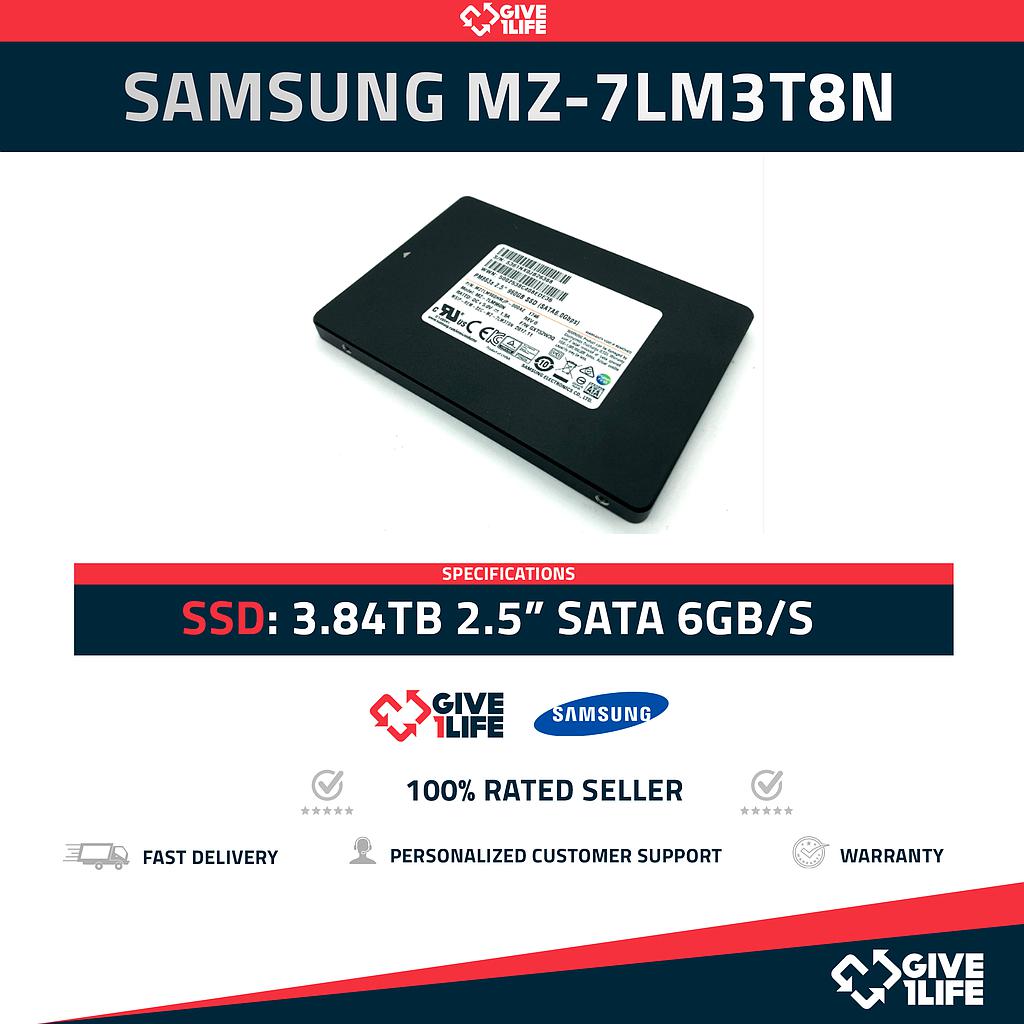 Samsung PM863a MZ-7LM3T8N SSD 2.5" 3.84TB SATA 6GB/s