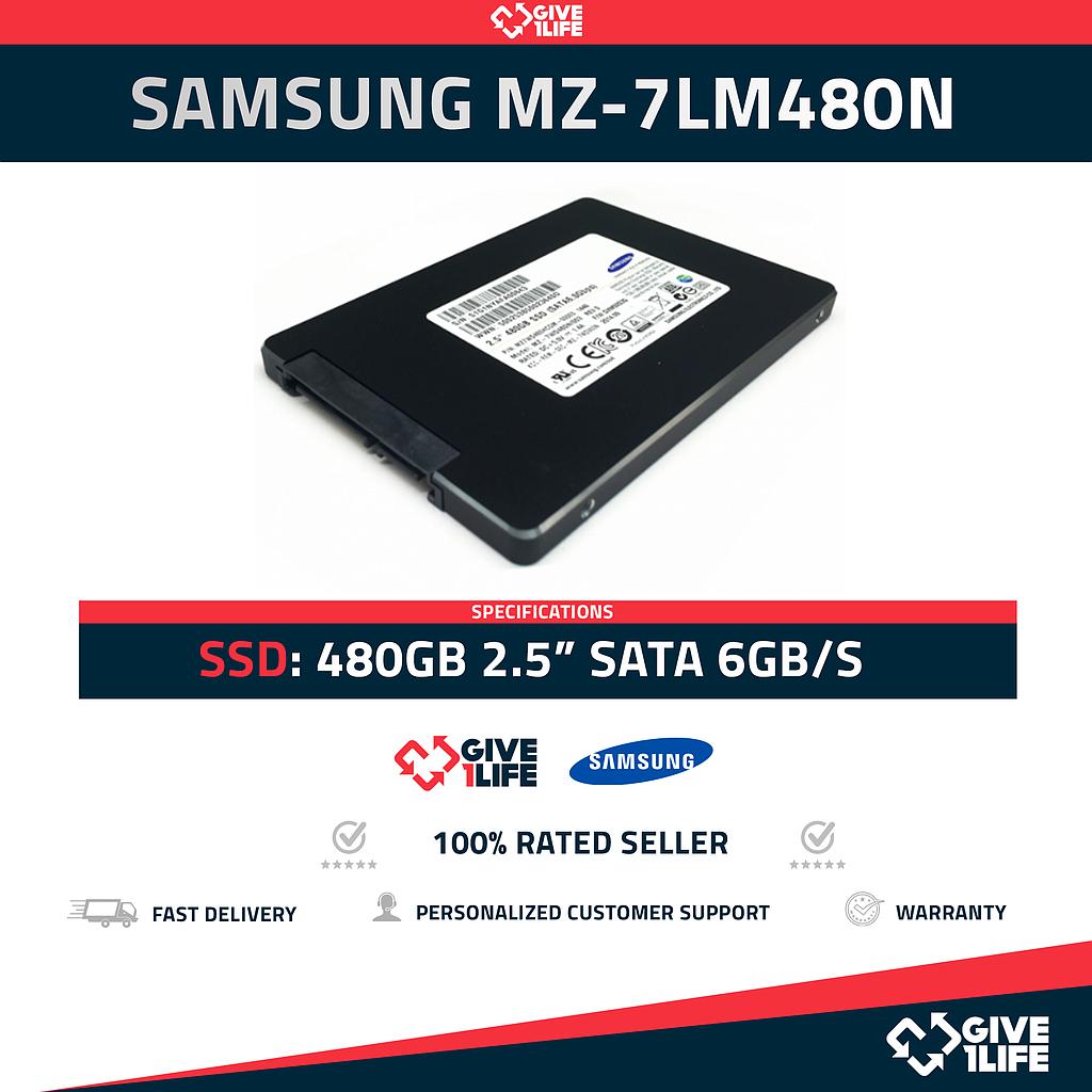 Samsung PM863a MZ7LM480HMHQ SSD 2.5" 480GB SATA 6GB/S