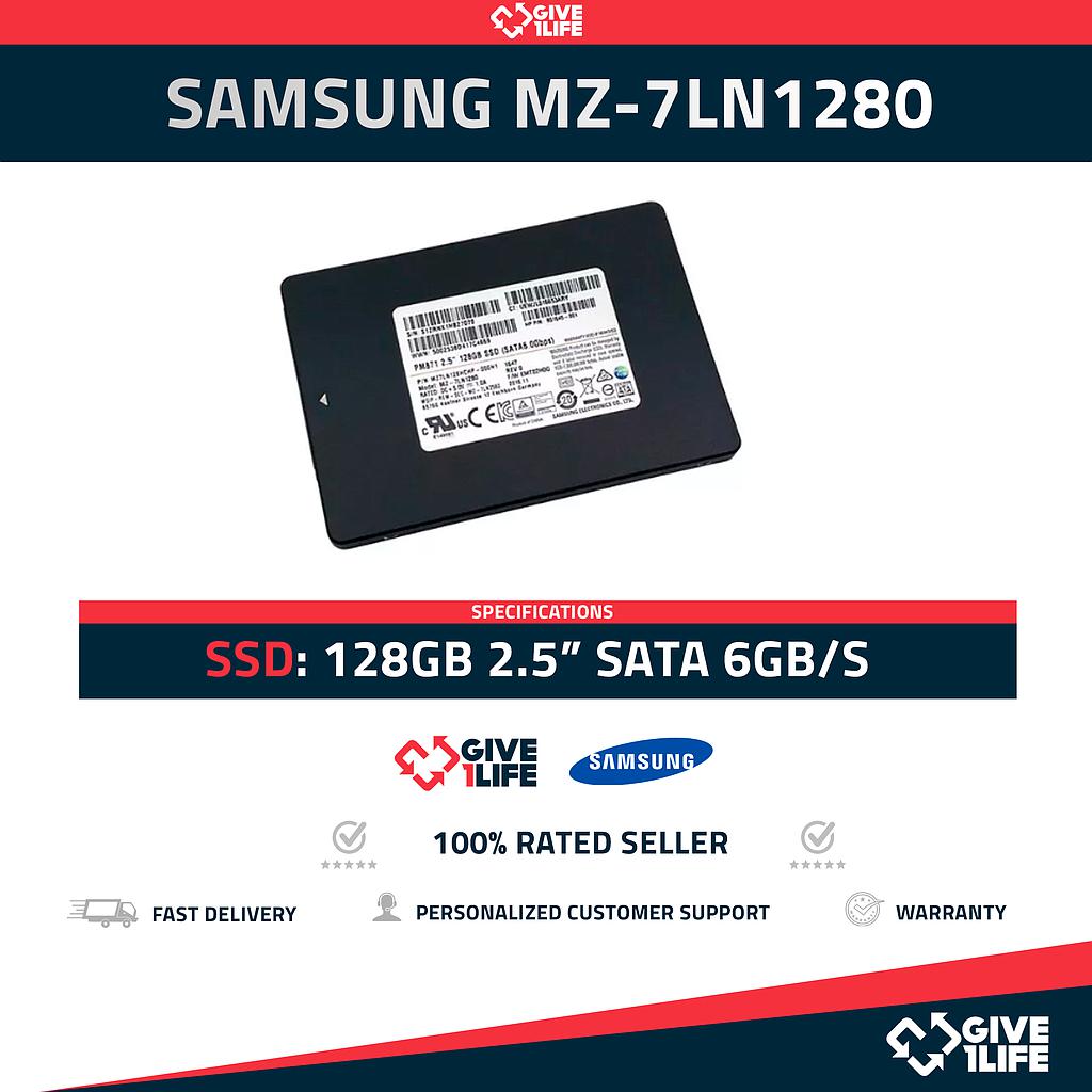 SAMSUNG MZ-7LN1280 SSD 128GB 2.5" SATA 6GB/S