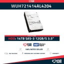 Western Digital 14TB SAS-3 12GB/s WUH721414AL4204 7.200RPM 3.5" LFF