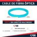 Cable/Latiguillo de Fibra Óptica LC UPC a LC UPC 3m OM3 Multimodo
