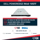 Servidor Rack DELLPowerEdge R640 10SFF 2x Gold 6138 + 64GB DDR4+ H730P
