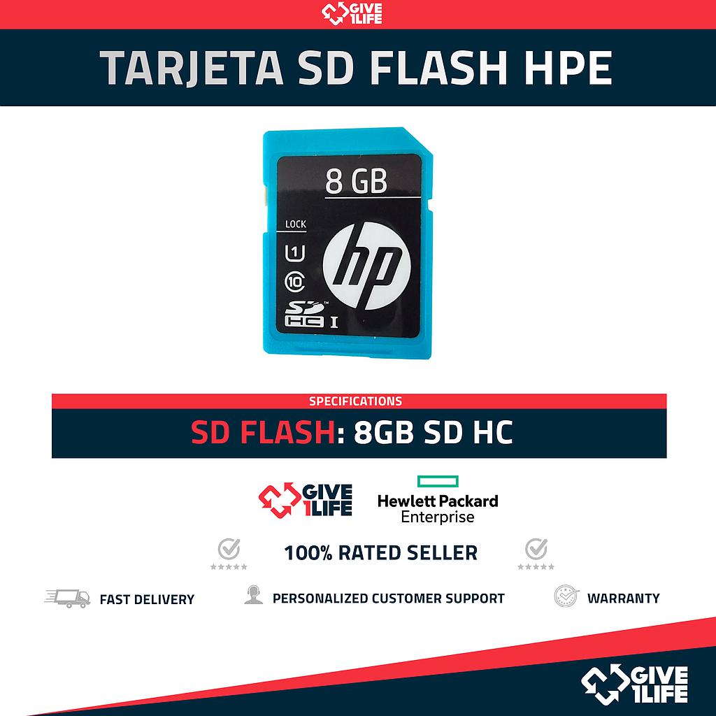 Tarjeta Flash HPE 726115-001 8GB SDHC Enterprise