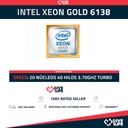 Intel Xeon Gold 6138 20 Núcleos 40 Hilos @3.70GHz Turbo 27.5 MB L3 Cache