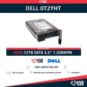 DELL 0T2YHT 12TB HDD 3,5" SATA 6GB/S 7.2K + CADDY X7K8W