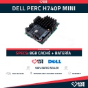 DELL PERC H740P Mini Mono 12Gb/s 8GB Caché DP/N: 05FMY4