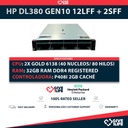 HP Proliant DL380 Gen10 12LFF + 2SFF 2x Gold 6138 (40 Núcleos 80 Hilos) 32GB RAM P408i 2x PSU