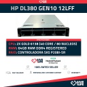 HP Proliant DL380 Gen10 12LFF + 2SFF 2x Gold 6138 (40 Núcleos 80 Hilos) 64GB RAM E208i-SR 2x PSU