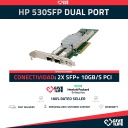 HP 530SFP DUAL PORT 10GB PCI X8 Adaptador de RED Perfil Largo SFP+