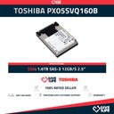 Toshiba PX05SVQ160B SSD 2.5" 1.6TB SAS-3 12GB/s