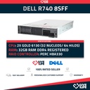 Dell PowerEdge R740 8SFF 2x Xeon Gold 6130 32 Núcleos 64 Hilos 32GB RAM PERC HBA330