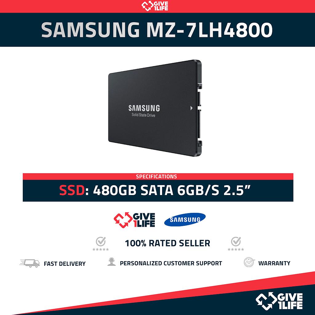 SAMSUNG MZ-7LH4800 SSD 480GB SATA 6GB/s 2.5"