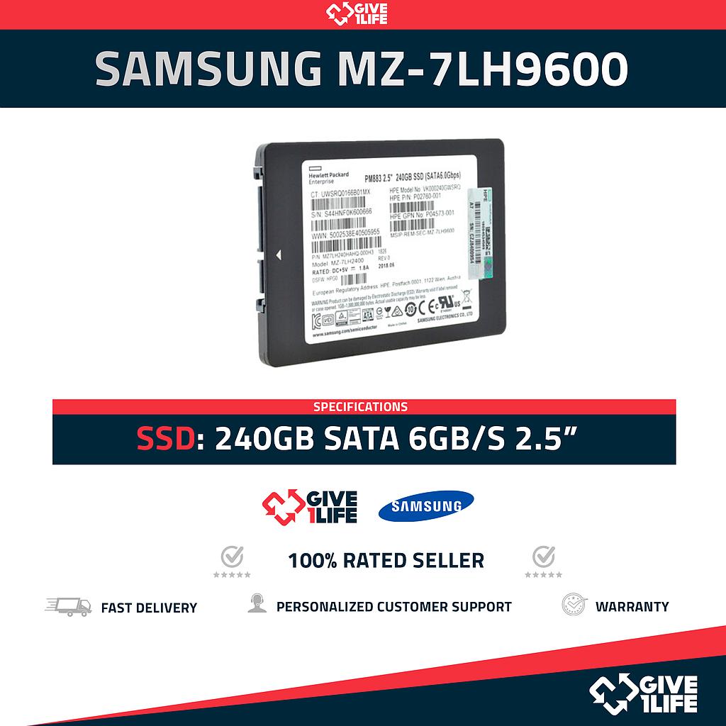 HP SAMSUNG MZ-7LH2400 SSD 240GB SATA 6GB/s 2.5"