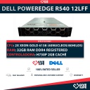 Dell PowerEdge R540 12LFF 2x Xeon Gold 6138 40 Núcleos 80 Hilos 32GB RAM DDR4 H730P 2GB CACHÉ