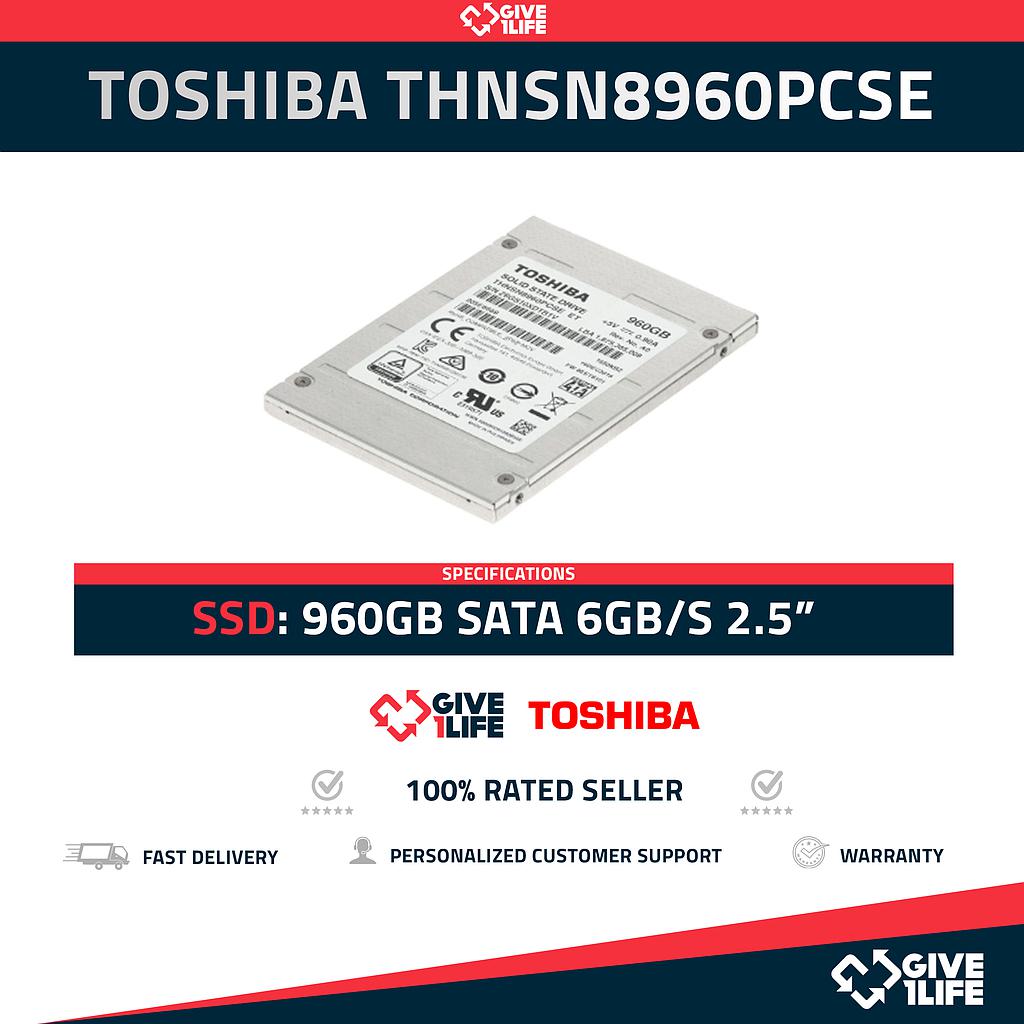 TOSHIBA THNSN8960PCSE SSD 960GB SATA-3 6GB/S 2.5"