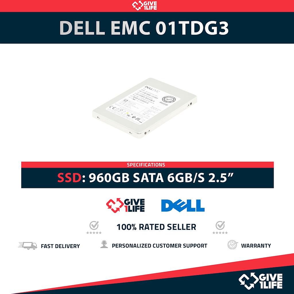 DELL EMC 01TDG3 KHK6YRSE960G SSD 2.5" 960GB SATA 6GB/S