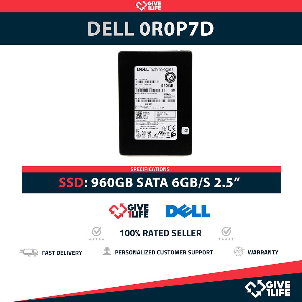 DELL 0R0P7D MTFDDAK960TGA SSD 2.5" 960GB SATA 6GB/S