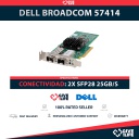 Dell Broadcom 57414 2x 25GB/s SFP28 Perfil Bajo