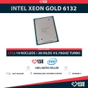 Intel Xeon Gold 6132 14 Núcleos 28 Hilos @3.70GHz Turbo 19.25 MB L3 Cache