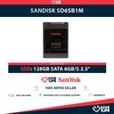 SANDISK SD6SB1M SSD 128GB 2.5" SATA 6GB/S