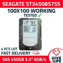 SEAGATE 4X ST3450857SS 450GB HDD 3.5" SAS-2 6GB/S 15.000 RPM 16MB CACHÉ