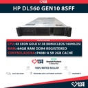 Servidor Rack HP DL560 Gen10 8SFF 4x GOLD 6138 + 64GB DDR4 + P408i-a SR 2GB Caché + 534FLR + 2 PSU