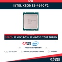 Intel Xeon E5-4640 V2 10 Núcleos 20 Hilos 2.70GHz Turbo Speed