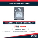 TOSHIBA MK2001TRKB 2TB HDD SAS-2 6GB/S 7.2K RPM 16MB 3.5"