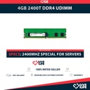 4GB 1Rx8 PC4-2400T UDIMM DDR4 RAM