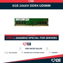 8GB 1Rx8 PC4-2666V UDIMM DDR4 RAM