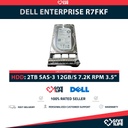 DELL ENTERPRISE R7FKF ST2000NM0005 2TB HDD 3.5" SAS-3 12GB/S 7.2K RPM 128MB CACHÉ + CADDY F238F