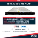 Servidor Rack IBM X3550 M5 4LFF 2xE5-2620V3 + 32GB DDR4 + M5210
