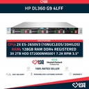 SERVIDOR RACK HP DL360 G9 4LFF E5-2650LV3+64GB DDR4+4X3TB +4 CADDY +P440AR +2PSU