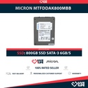 MICRON MTFDDAK800MBB SSD 800GB SATA 6GB/s