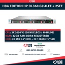 HBA EDITION HP DL360 G9 4LFF + 2SFF 2x E5-2650 V3 + 32GB RAM + H240AR + 530FLR + 2 PSU + 12TB HDD + 2 SSD
