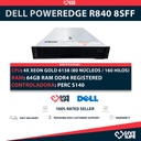 Dell PowerEdge R840 8SFF 4x Xeon Gold 6138 80 Núcleos 160 Hilos 64GB RAM PERC S140