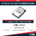 HITACHI 2X HUC101860CS4204 600GB 2,5" SAS-3 12GB/S 10K 128MB