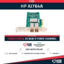 HP AJ764A SFP FIBER CHANNEL 82Q 8GB/S PERFIL ALTO+ DOBLE PUERTO (AJ718A) PCIe - 489191-001
