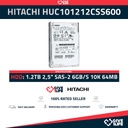 HITACHI HUC101212CSS600 1.2TB HDD 2.5" SAS-2 6GB/S 10K 64MB