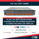 EMC SAE 25SFF CABINA 25x 400GB SSD SAS +2x 303-104-000E MODULO