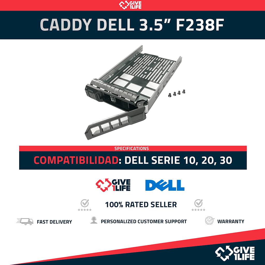 CADDY PARA DELL 3.5″ F238F, X968D, 0X968D, G302D NUEVO+TORNILLOS