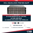 DELL EQUALLOGIC PS6100 24LFF  2x 42J59 + 24x CADDIES + 2 FUENTES