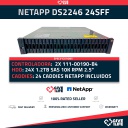 NETAPP DS2246 28.8TB 24SFF 2x111-00190-B4+24x CADDIES+2xFUENTES